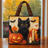 Kézműves Halloweeni Fekete Macska Táska