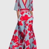 Lea | Tengerparti Glam Elegáns Félhosszú Maxi Ruha Szett