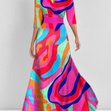 Lea | Tengerparti Glam Elegáns Félhosszú Maxi Ruha Szett