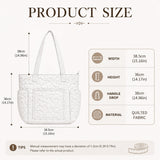 Boho Nap Több zseb Steppelt tote táska TN01