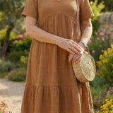 Delphinia | Woven Ease Dress