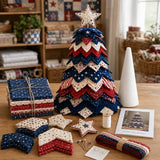 Hazafias patchwork kézműves DIY steppeltfa-készlet