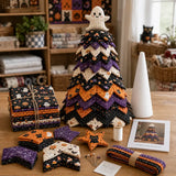 Cuki szellem és tök – DIY steppelt halloweeni karácsonyfa-készlet a kísérteties szezonra