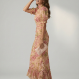 Vianne | Finom Magas Nyakú Maxi Ruha