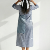 Ágnes | Fit Patchwork Midi Ruha