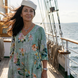 Erika | Puha Tartású Midi Ruha