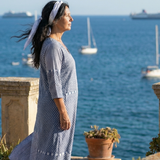 Ágnes | Fit Patchwork Midi Ruha