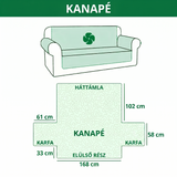 Steppelt Kanapéhuzat - "Tengerparti Nyugalom"
