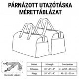 Bélelt duffel-táska