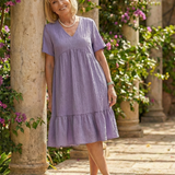 Delphinia | Woven Ease Dress