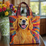 Kézműves Napfényes Golden Retriever Táska
