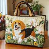 Kézműves Aranyos Beagle és Magnóliák Táska