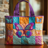 Kézműves Szivárvány Pillangó Patchwork Táska