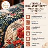 Őszi fekete macskás steppelt kanapéülés