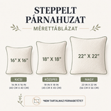 Hangulatos halloweeni patchwork steppelt párnahuzat