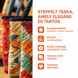 Gótikus őszi steppelt shopper táska