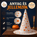 Égi hold és denevérek mintás steppelt halloweeni kalap