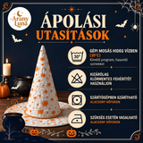 Égi hold és denevérek mintás steppelt halloweeni kalap