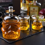 Whiskyüveg és pohárkészlet