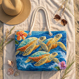 Tengeri teknősös strandtáska