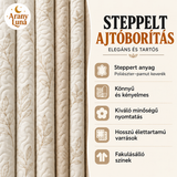 Lila varázsló törpe steppelt ajtódísz