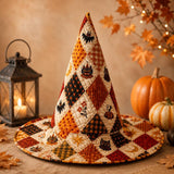 Cozy Harvest patchwork steppelt halloweeni kalap