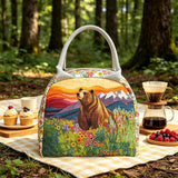 Bear & Mountain Art steppelt ebédtáska