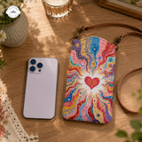 Hippie Heart steppelt telefontáska