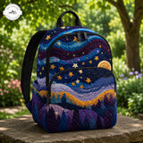Starry Night Quilted Backpack TN14