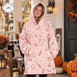Cuki rózsaszín, Halloween-szezonos kényelmes kapucnis pulóver