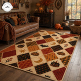 Vintage Halloween patchwork szőnyeg