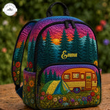 Camping Vibe Quilted Backpack TP01