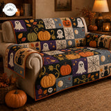Hangulatos halloweeni patchwork steppelt ülőfelületű kanapé TP03