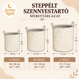 Kísérteties boszorkányos csirkék mintás steppelt szennyeskosá