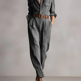 Anna™ || Elegáns kockás overall