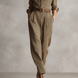 Anna™ - Karierter Eleganter Jumpsuit