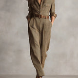 Anna™ - Karierter Eleganter Jumpsuit